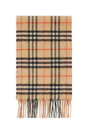 sciarpa in cashmere check BURBERRY KIDS | 8089369B9368